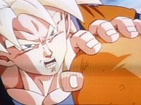 une photo d'Ã©cran de Dragon Ball Z -  Chikyuu-Hen sur Bandai Playdia